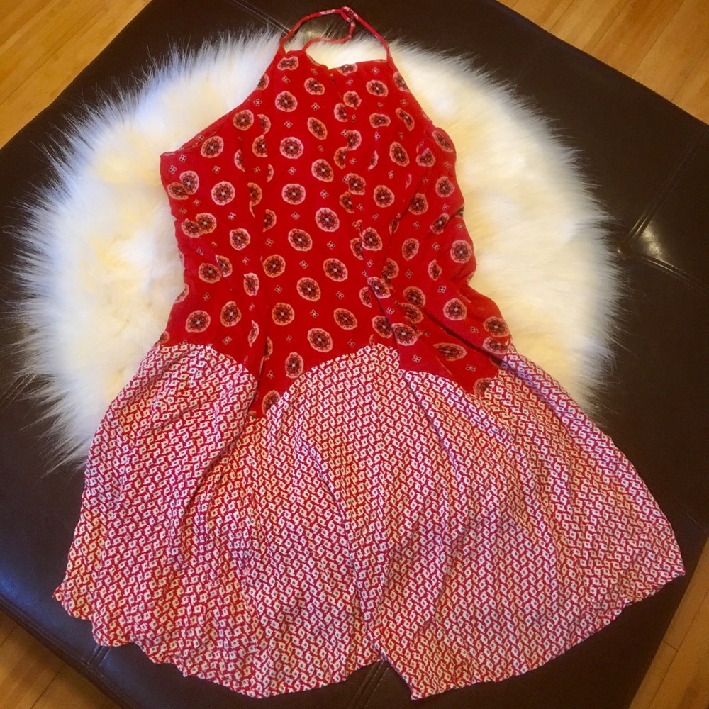 ASOS Red and White Mini Dress